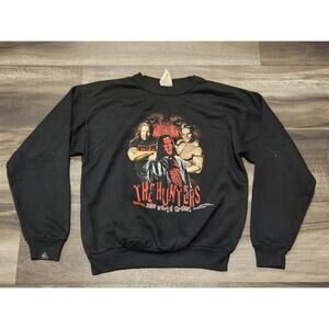 Vintage nWo New World Order Sweatshirt Youth Large WCW Wrestling Crewneck 90s